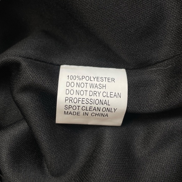 New Ieena Mac Duggal Floral Dot Drape Neck Back Slip Dress Black Pink Size 2 - Picture 7 of 8